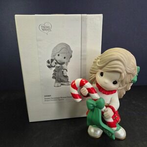 Precious Moments Sweet Christmas Wishes Girl Dated 2023 Figurine 231001 Holiday